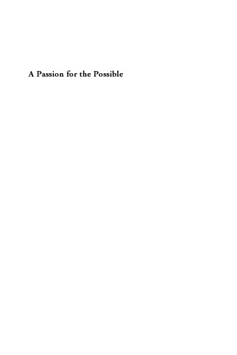 A passion for the possible : thinking with Paul Ricoeur