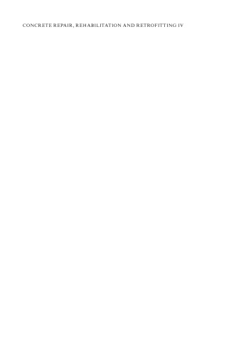 Concrete Repair, Rehabilitation and Retrofitting IV: Proceedings of the 4th International Conference on Concrete Repair, Rehabilitation and Retrofitting