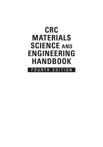 CRC materials science and engineering handbook