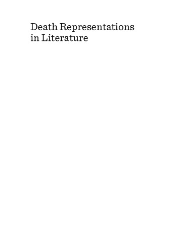 Death representations in literature : forms and theories