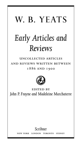 Early Articles and Reviews