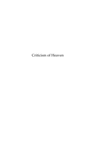 Criticism of heaven : on Marxism and theology