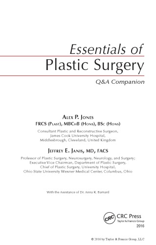 Essentials of Plastic Surgery : Q&A Companion