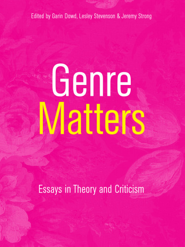 Genre matters : essays in theory and criticism