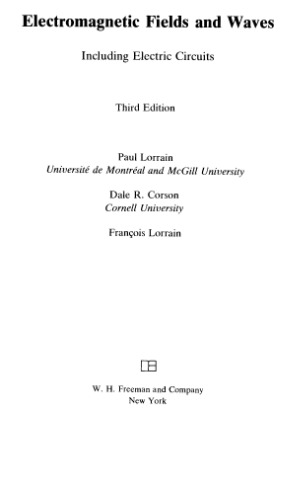 Electromagnetic fields and waves, including circuits