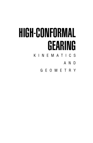 High-conformal gearing : kinematics and geometry