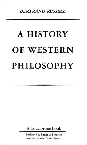 History of Western Philosophy