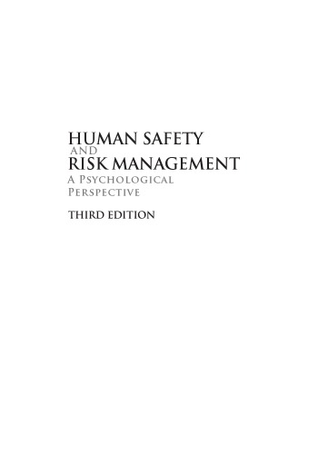 Human safety and risk management