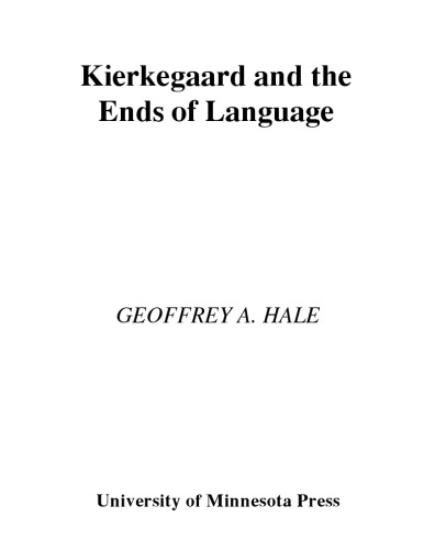 Kierkegaard and the ends of language