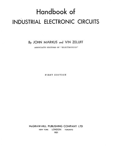 Handbook of industrial electronic circuits