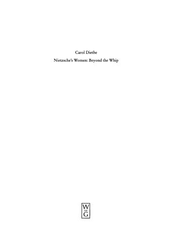 Nietzsche's women : beyond the whip