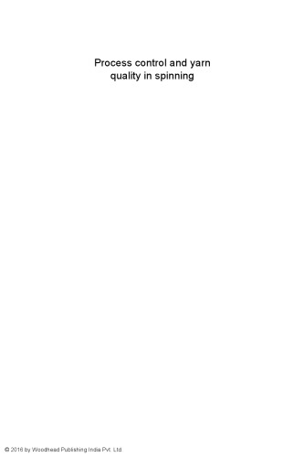 Process control and yarn quality in spinning