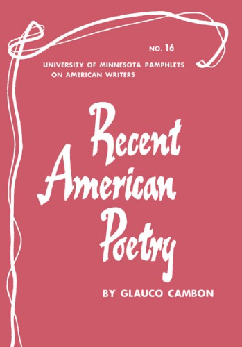 Recent American poetry