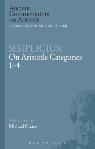 Simplicius : on Aristotle categories 1-4