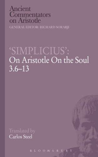 Simplicius : on Aristotle on the soul 3.6-13