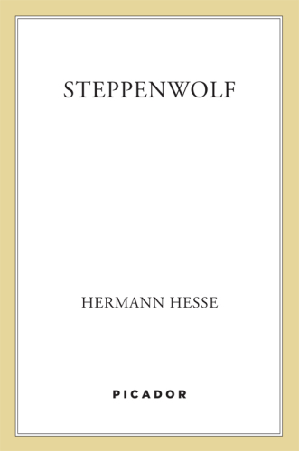 Der Steppenwolf : Erzählung