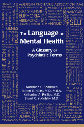 The language of mental health : a glossary of psychiatric terms