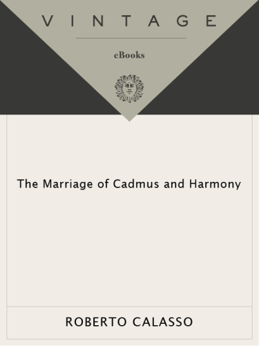 The marriage of Cadmus and Harmony
