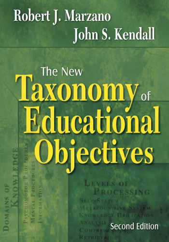 The new taxonomy of educational objectives