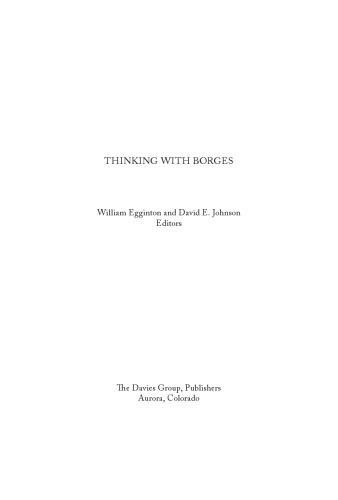 Thinking with Borges