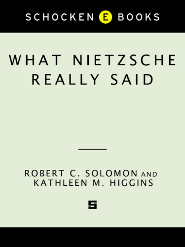 What Nietzsche really said