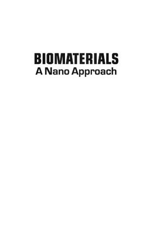 Biomaterials: A Nano Approach