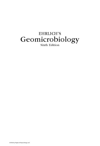 Ehrlich's Geomicrobiology