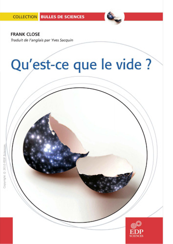 Qu'est-ce que le vide ?