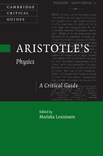 Aristotle's Physics: A Critical Guide