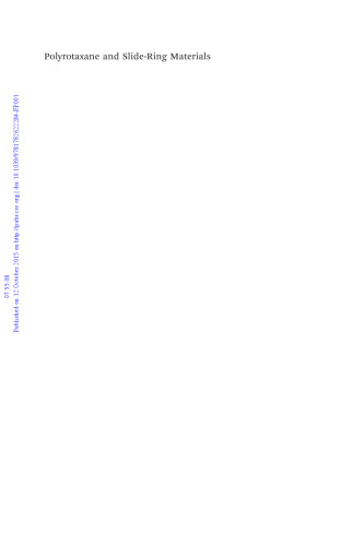 Polyrotaxane and Slide-Ring Materials