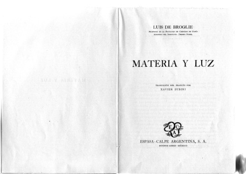 Materia y luz