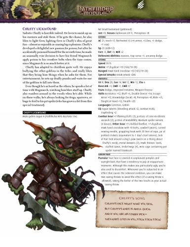 Pathfinder Module: We Be Goblins Free! Pregen Characters