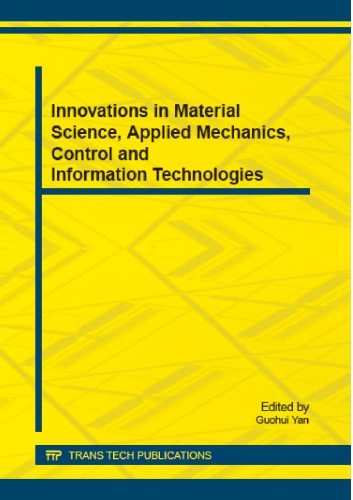 Innovations in Material Science, Applied Mechanics, Control and Information Technologies