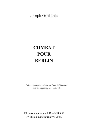 Combat pour Berlin