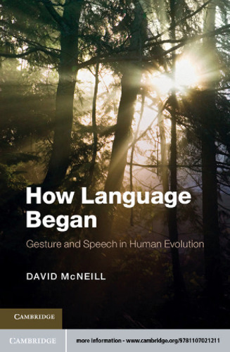 How Language Began: Gesture and Speech in Human Evolution