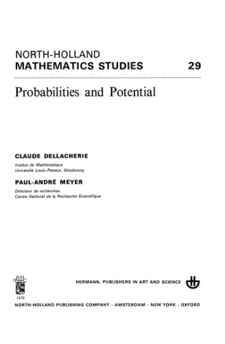 Probabilities and potential