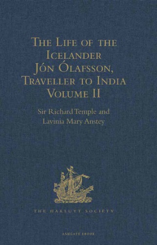 The Life of the Icelander Jón Ólaffson, Traveller to India