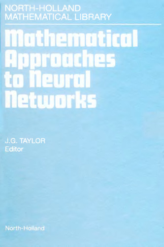 Mathematical approaches to neural networks