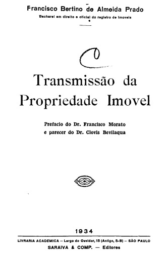 Transmissão da Propriedade Imóvel