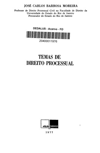 Temas de Direito Processual