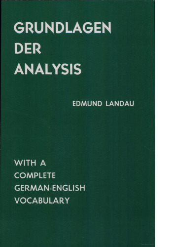 Grundlagen der Analysis