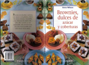 Brownies, dulces de azucar y coberturas