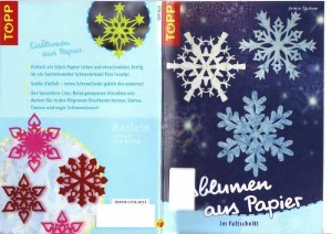 Eisblumen aus Papier. Topp