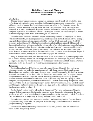 Blue Planet - Revised: Dolphins, Guns And Money