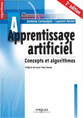 Apprentissage artificiel - Concepts et algorithmes