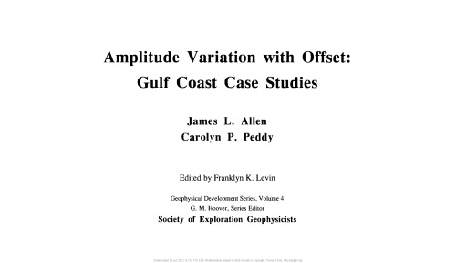 Amplitude variation with offset : Gulf Coast case studies