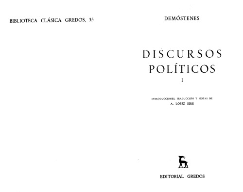 Discursos politicos / Political Speeches