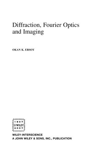 Diffraction, Fourier optics, and imaging