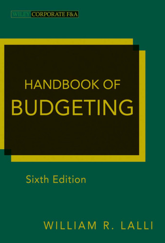 Handbook of Budgeting