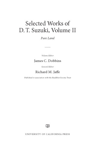 Selected Works of D.T. Suzuki, Volume I: Zen